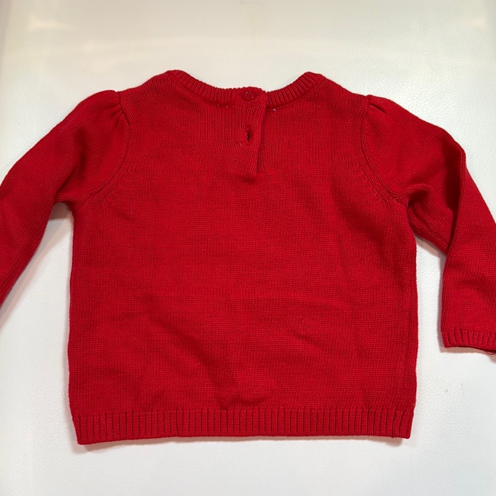 Gymboree Red Sweater with Cat and Envelope Design - Picture 4 of 4
